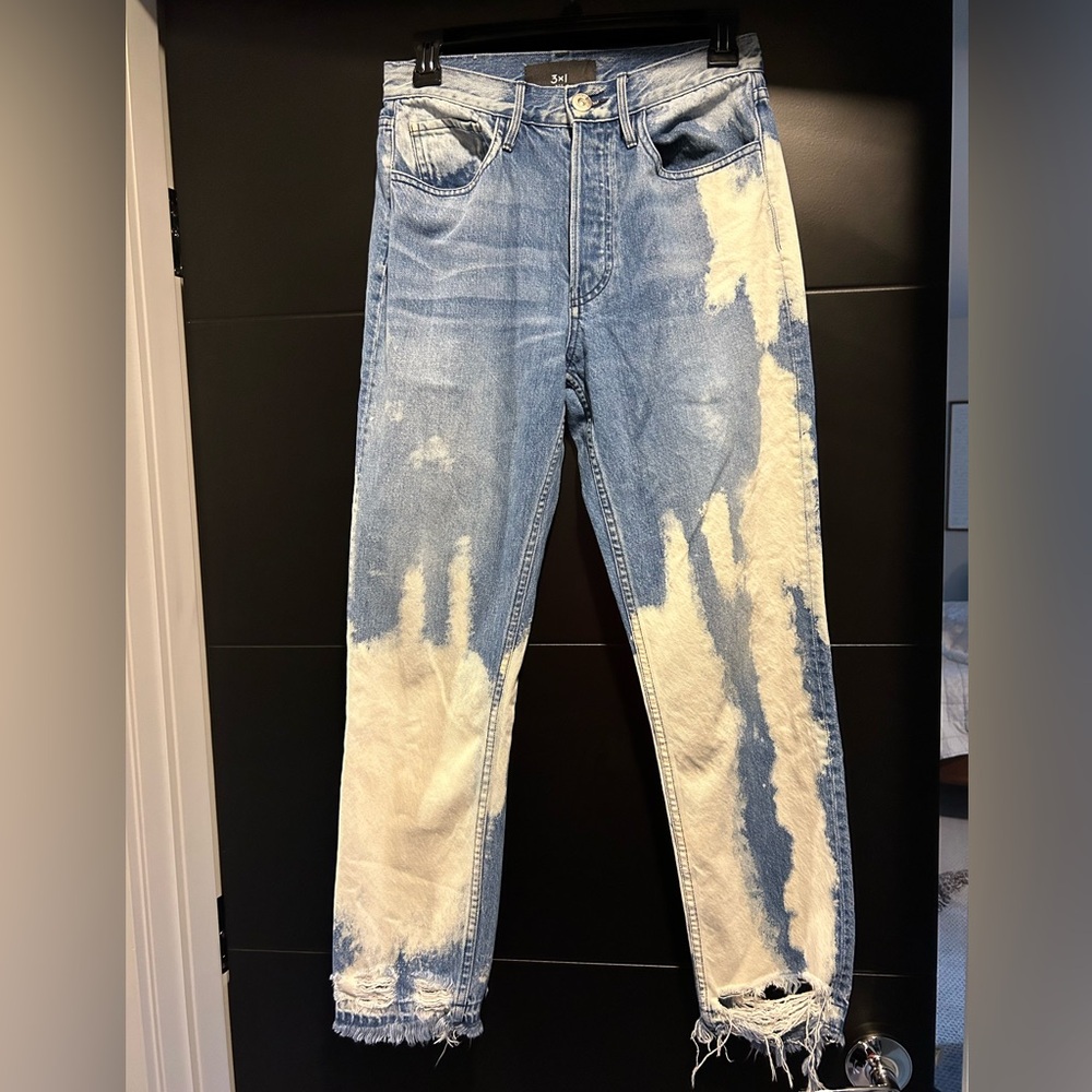 3x1 bleached denim sz 25